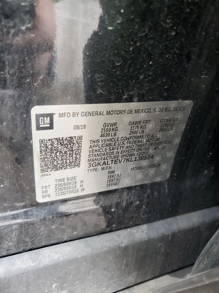 3GKALTEV7KL138534 2019 GMC Terrain Sle