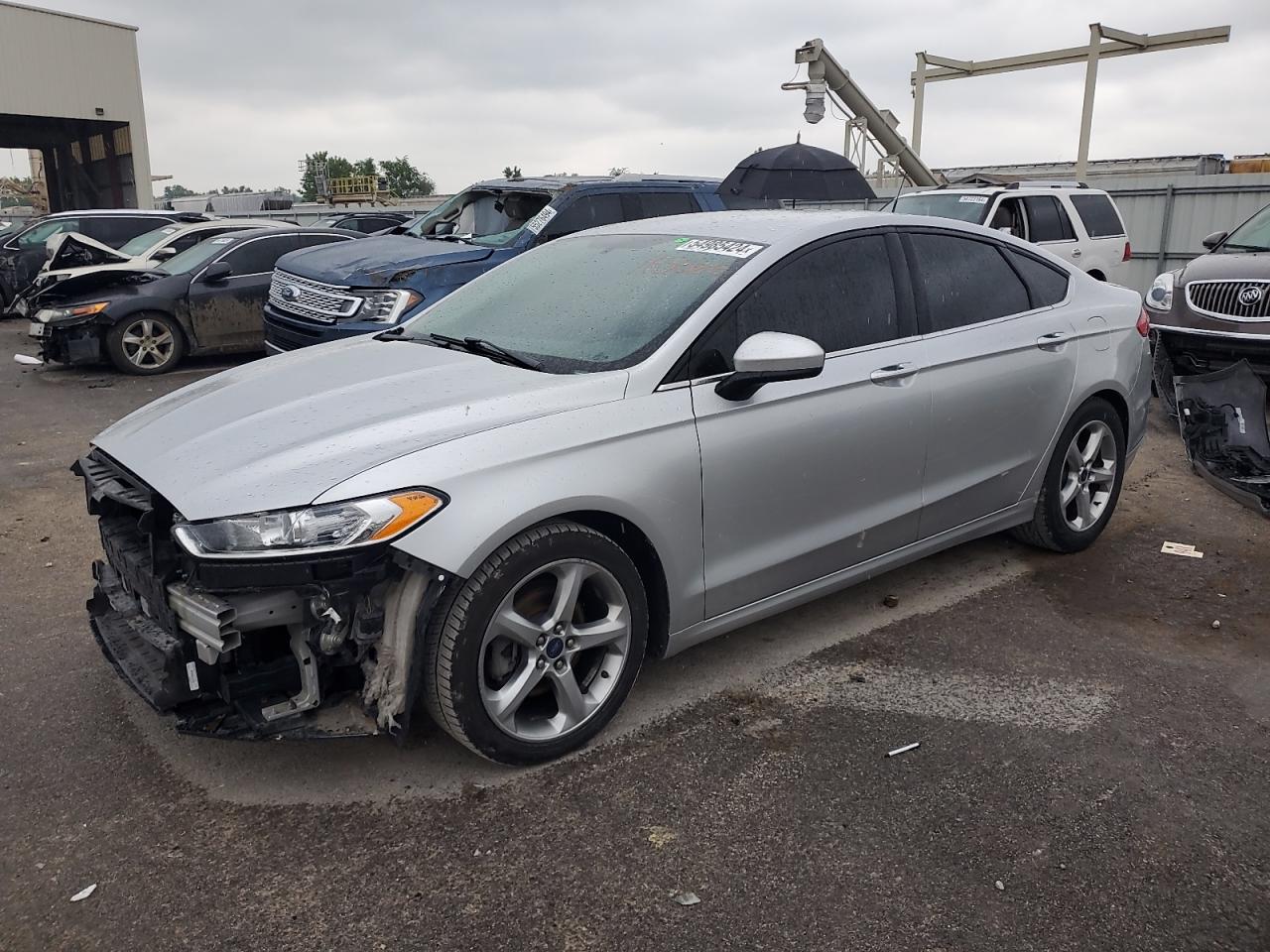 2016 Ford Fusion S vin: 3FA6P0G72GR165606