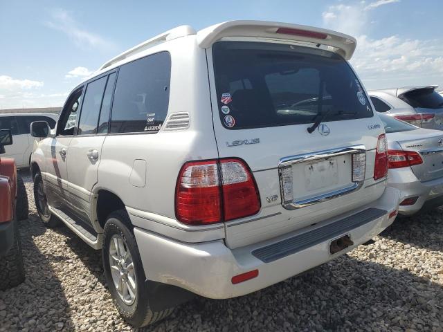 LEXUS LX 470 2005 white  gas JTJHT00W753551317 photo #3