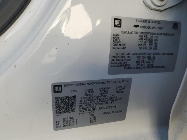 2023 GMC Sierra K1500 Denali VIN: 3GTUUGEL7PG173974 Lot: 55707244