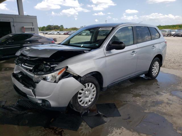 Lot #2538167359 2014 MITSUBISHI OUTLANDER salvage car