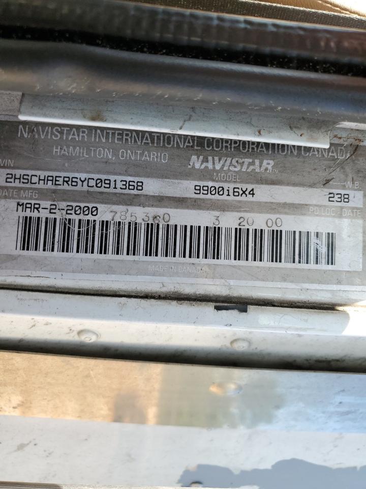 2HSCHAER6YC091368 2000 International 9900 9900I