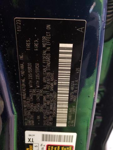 2024 Toyota Highlander Le VIN: 5TDKDRBH4RS528607 Lot: 55277684