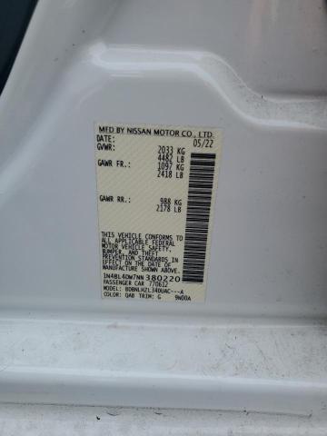 2022 Nissan Altima Sv VIN: 1N4BL4DW7NN380220 Lot: 56370814