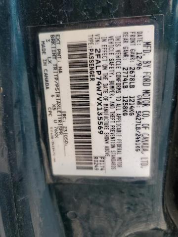 1997 Ford Crown Victoria Lx VIN: 2FALP74W7VX135569 Lot: 54456924