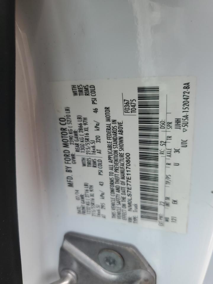 NM0LS7E77E1170800 2014 Ford Transit Connect Xl