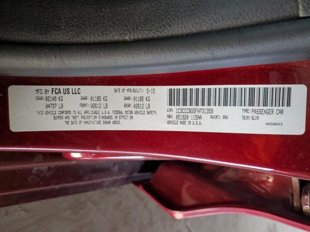 2015 Chrysler 200 S VIN: 1C3CCCBG5FN731359 Lot: 56304174