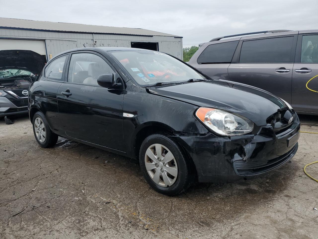 KMHCM3AC9AU172240 2010 Hyundai Accent Blue