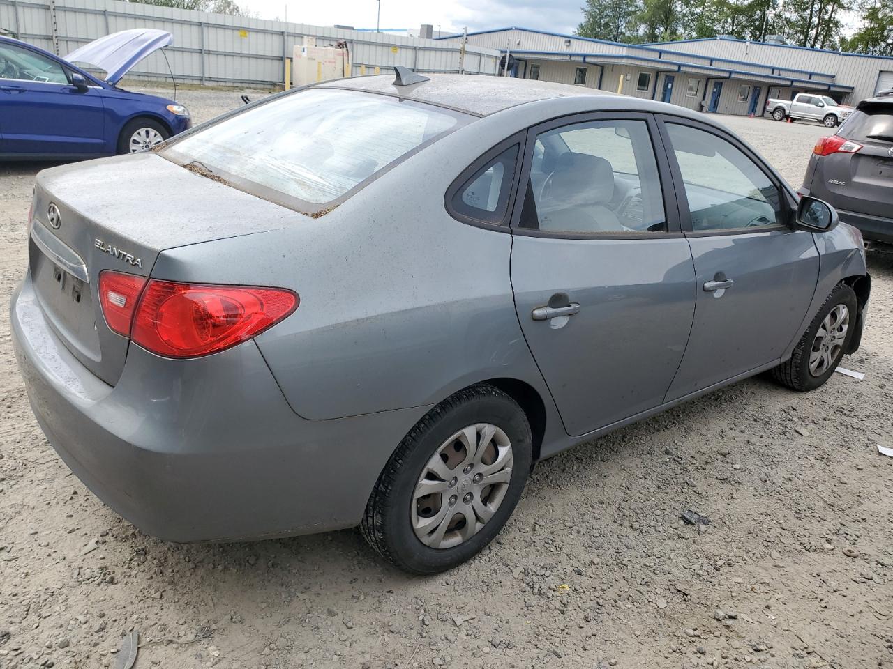 KMHDU4AD9AU937367 2010 Hyundai Elantra Blue