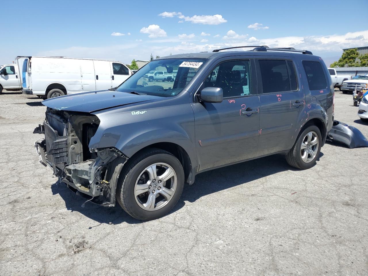 5FNYF4H57DB003011 2013 Honda Pilot Exl