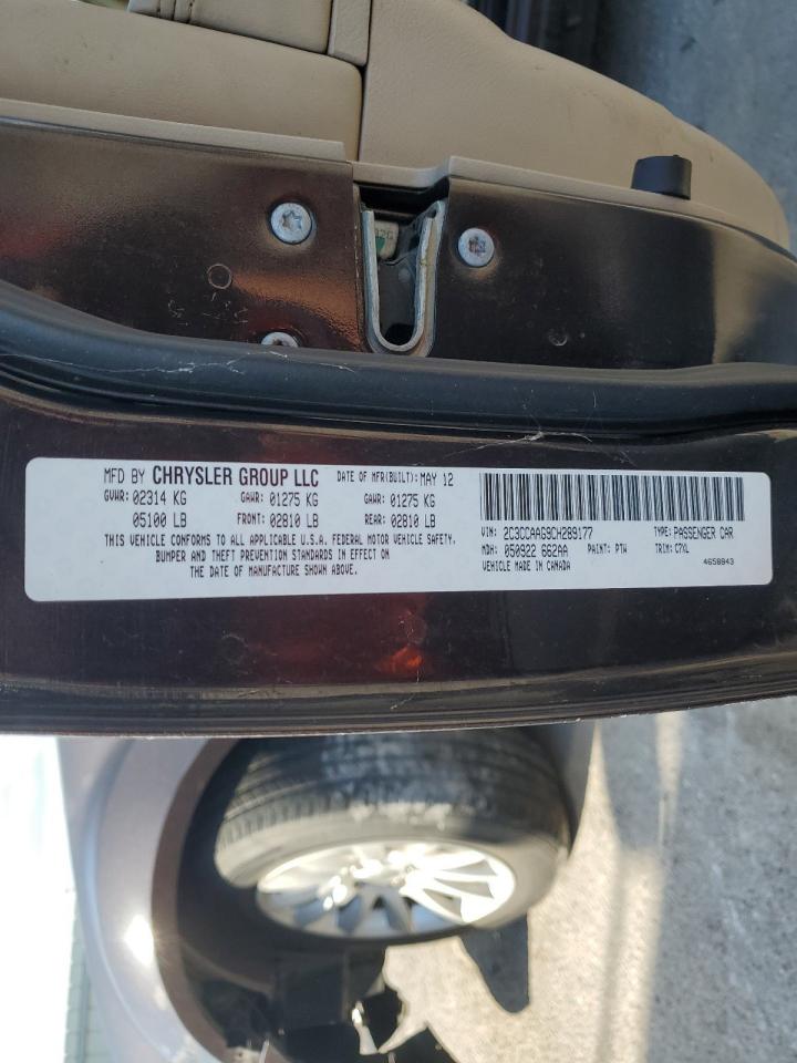 2C3CCAAG9CH289177 2012 Chrysler 300