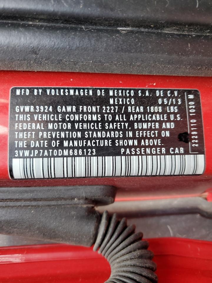 3VWJP7AT0DM686123 2013 Volkswagen Beetle