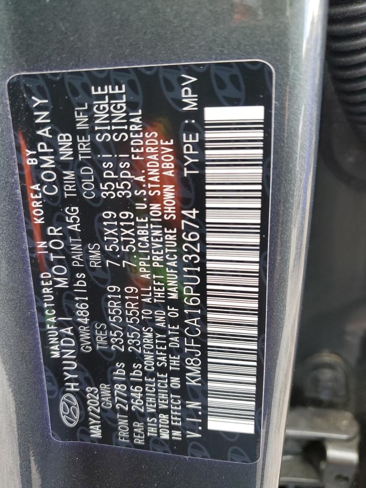 KM8JFCA16PU132674 2023 Hyundai Tucson Sel Convenience