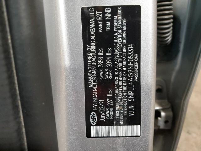 2022 Hyundai Elantra Se VIN: 5NPLL4AG9NH053314 Lot: 54180614