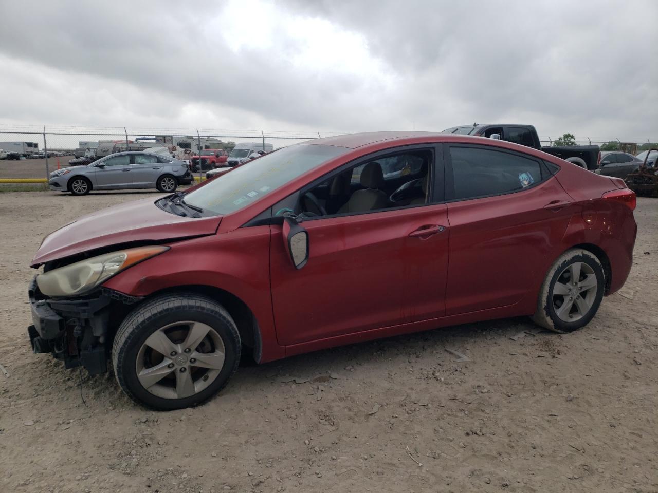 KMHDH4AEXCU206222 2012 Hyundai Elantra Gls