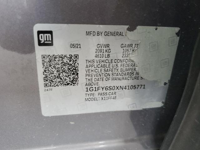 2022 CHEVROLET BOLT EUV L - 1G1FY6S0XN4105771
