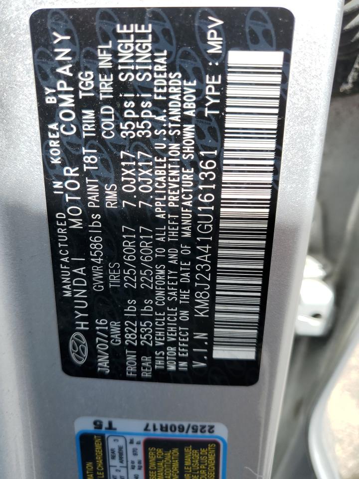 KM8J23A41GU161361 2016 Hyundai Tucson Se