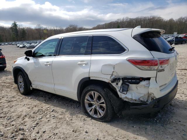 VIN 5TDJKRFH0FS155539 2015 Toyota Highlander, Xle no.2