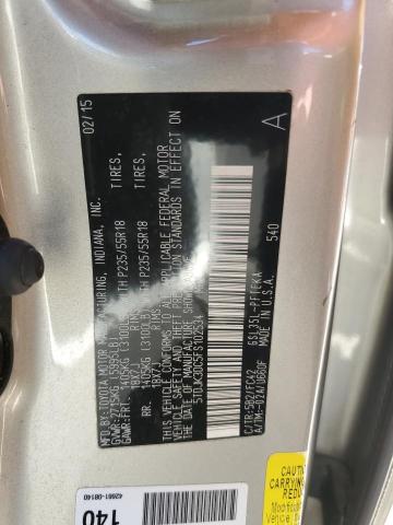 2015 Toyota Sienna Le VIN: 5TDJK3DC5FS102534 Lot: 56829104