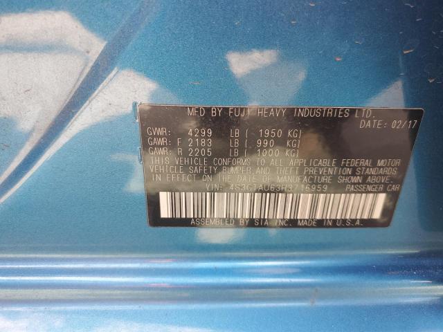 2017 SUBARU IMPREZA LI - 4S3GTAU63H3716959