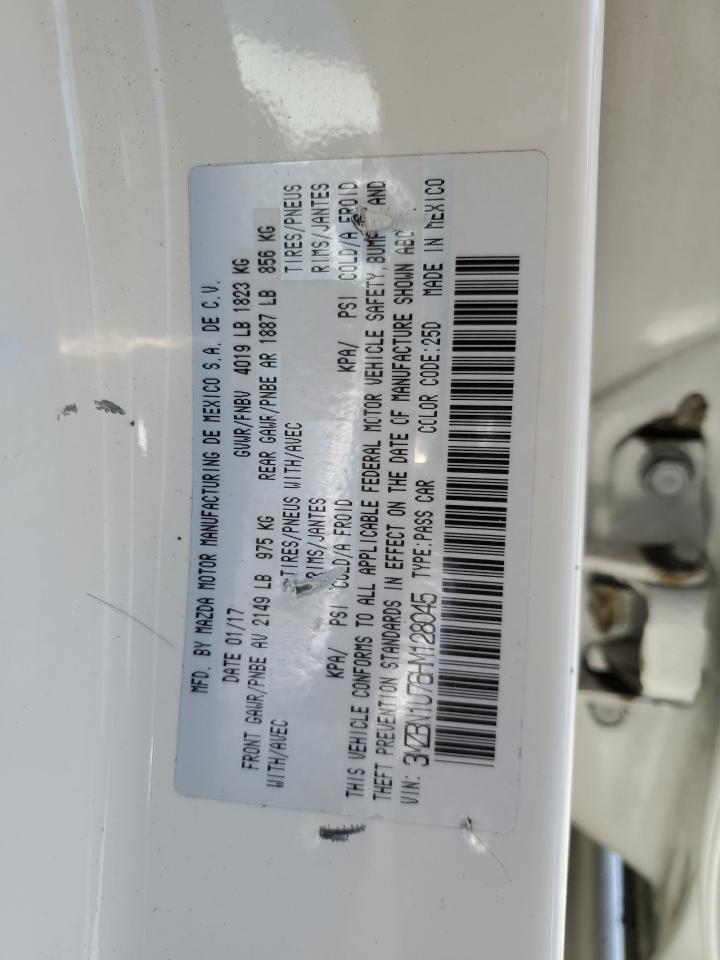 3MZBN1U76HM128045 2017 Mazda 3 Sport