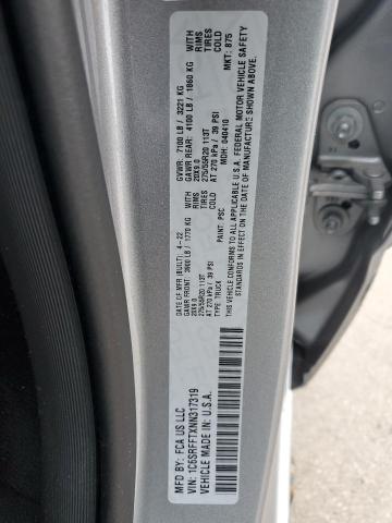 2022 Ram 1500 Big Horn/Lone Star VIN: 1C6SRFFTXNN317319 Lot: 55926074