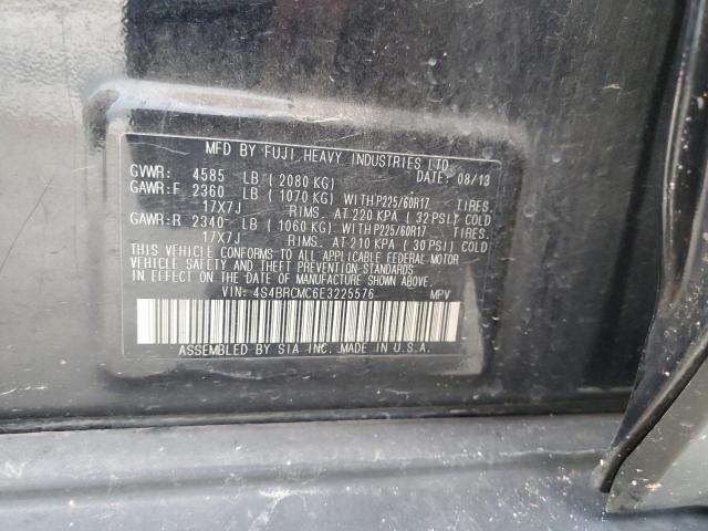 2014 Subaru Outback 2.5I Limited VIN: 4S4BRCMC6E3225576 Lot: 55681444