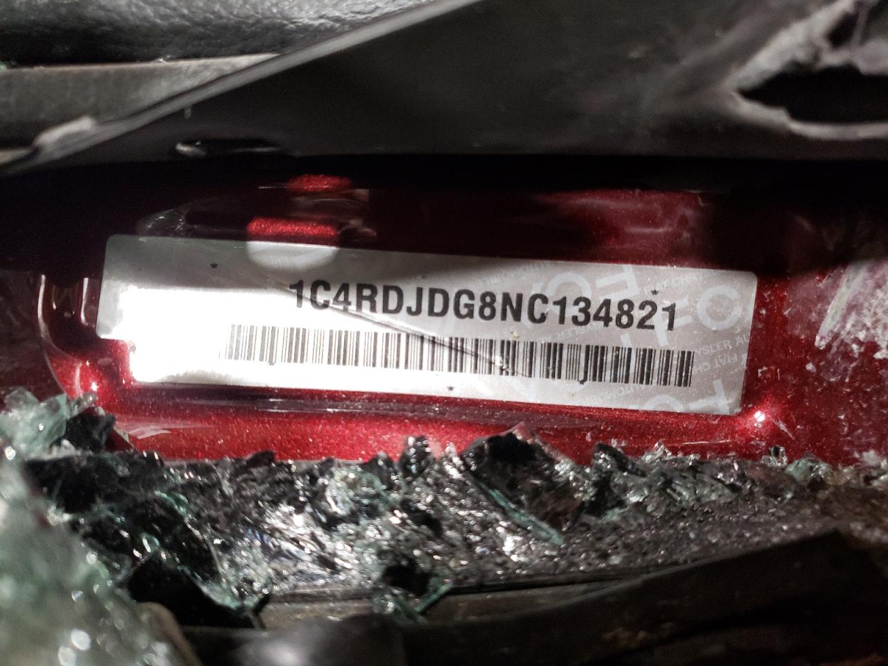 1C4RDJDG8NC134821 2022 Dodge Durango Gt