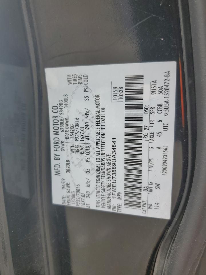 1FMEU73889UA34841 2009 Ford Explorer Xlt