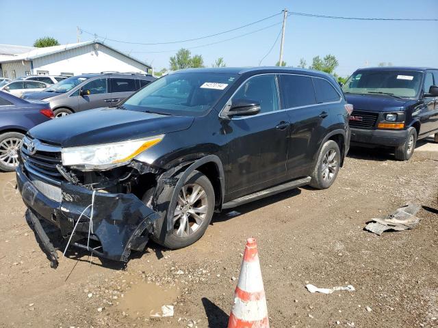 VIN 5TDJKRFH4ES025035 2014 Toyota Highlander, Xle no.1