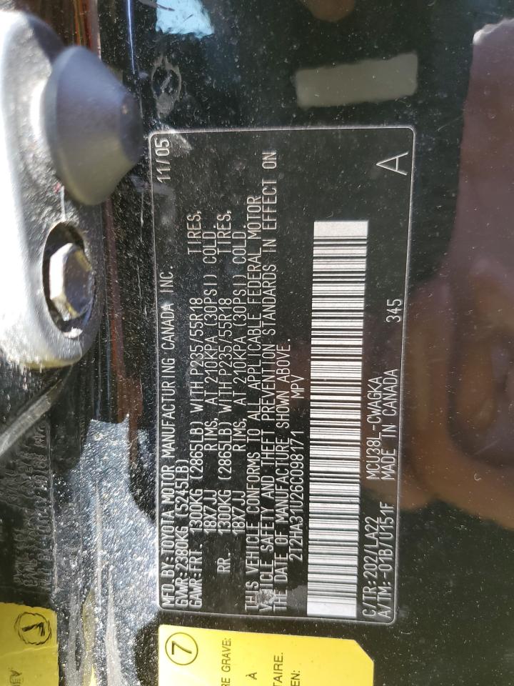 2T2HA31U26C098171 2006 Lexus Rx 330