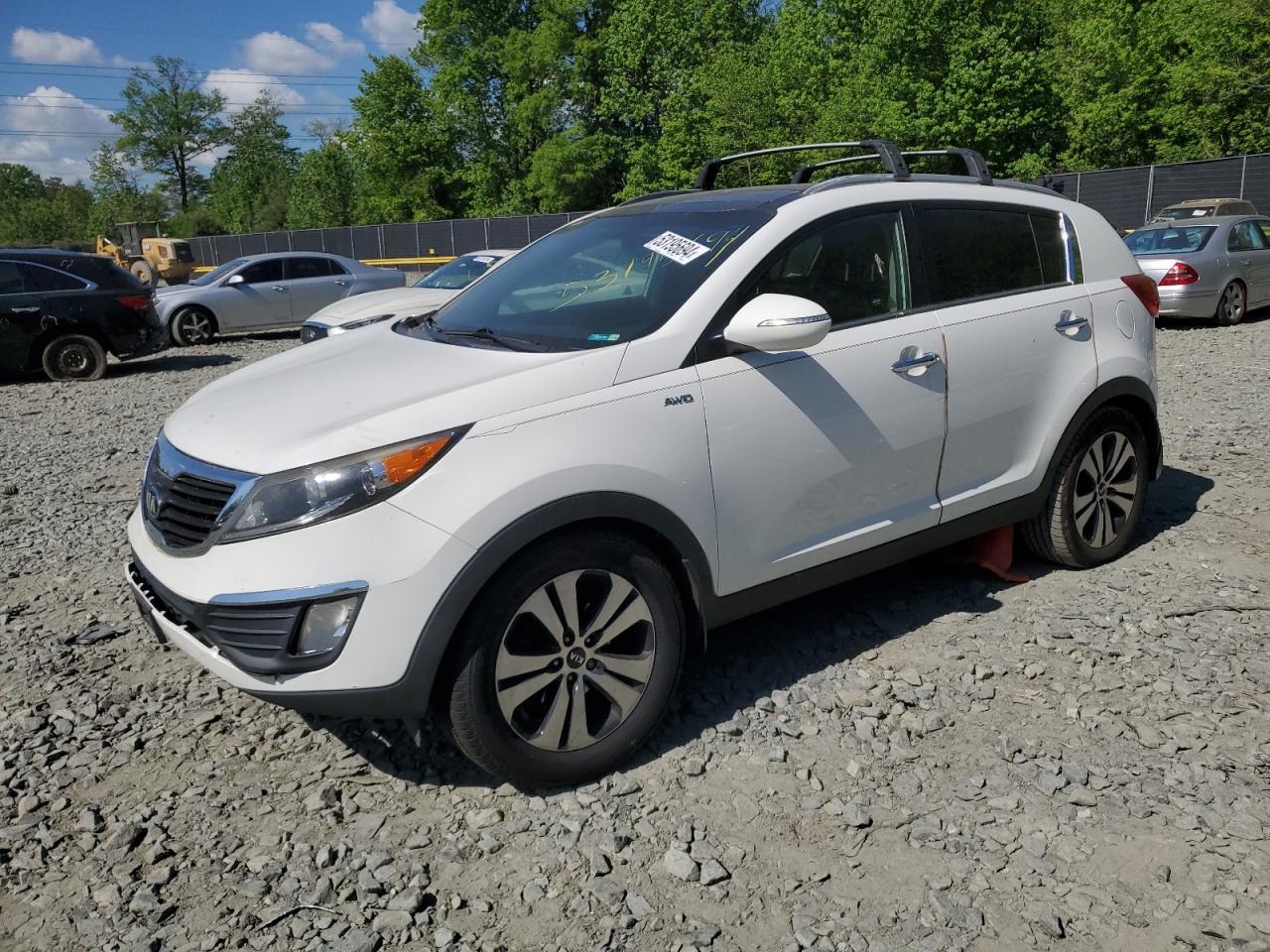 2013 Kia Sportage Ex vin: KNDPCCA20D7529081