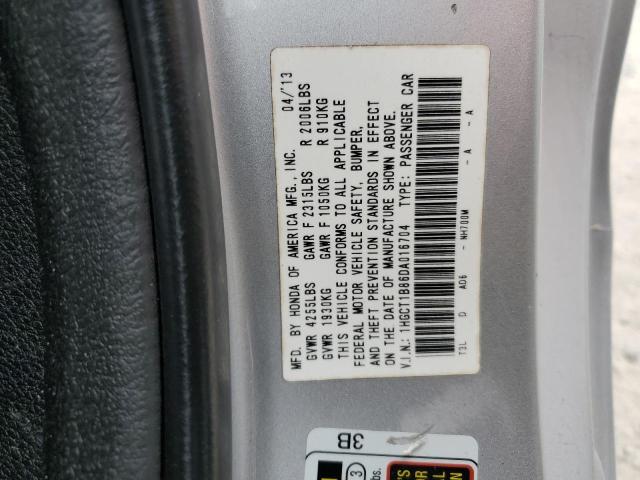 1HGCT1B86DA016704 2013 Honda Accord Exl