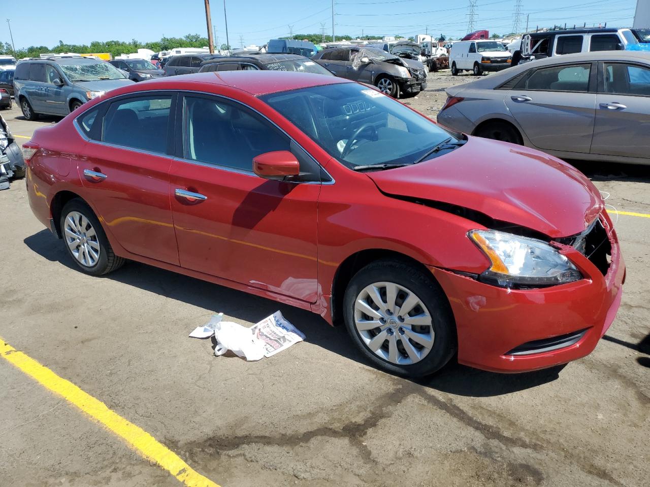 3N1AB7AP5EL687590 2014 Nissan Sentra S