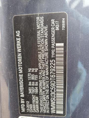 2013 Mini Cooper VIN: WMWSU3C59DT679225 Lot: 53621534