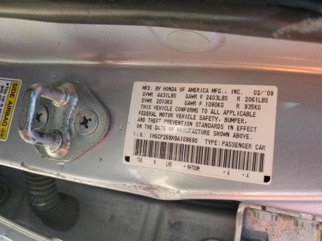 2009 Honda Accord Exl VIN: 1HGCP268X9A109690 Lot: 55555124