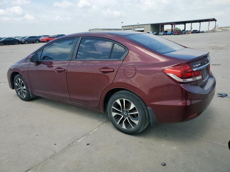 Vin: 19xfb2f89fe023127, lot: 57320615, honda civic ex 20152