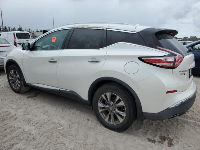 NISSAN MURANO S 2015 white  gas 5N1AZ2MG0FN290650 photo #3
