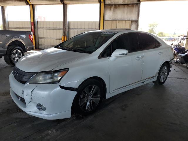 LEXUS HS 250H 2011 white sedan 4d hybrid engine JTHBB1BA2B2046305 photo #1