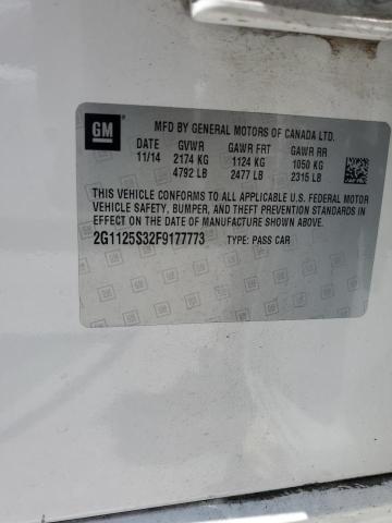2015 CHEVROLET IMPALA LT - 2G1125S32F9177773