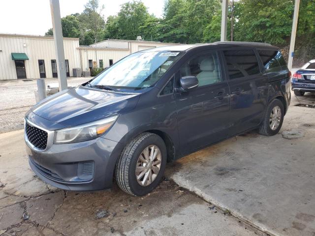 KIA SEDONA LX 2016 gray sports v gas KNDMB5C11G6149439 photo #1