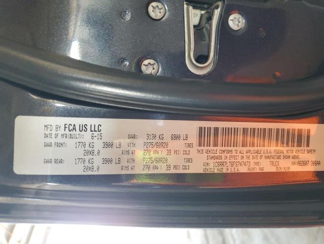 2015 RAM 1500 SLT - 1C6RR7LT6FS747473