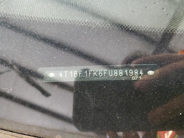 4T1BF1FK6FU881984 2015 TOYOTA CAMRY
