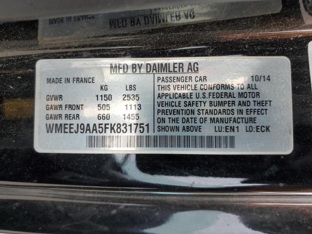 2015 SMART FORTWO WMEEJ9AA5FK831751