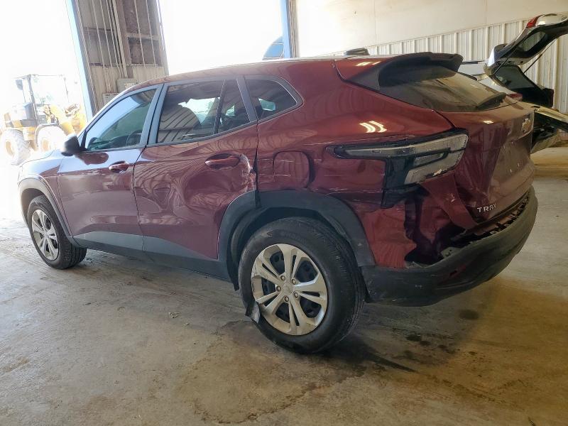Vin: kl77lfe22rc132608, lot: 58172325, chevrolet trax ls 20242