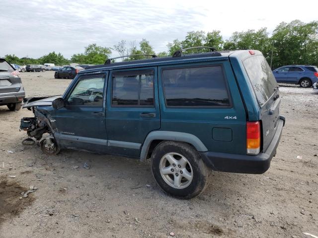 JEEP CHEROKEE S 1998 green 4dr spor gas 1J4FJ68S4WL101110 photo #3