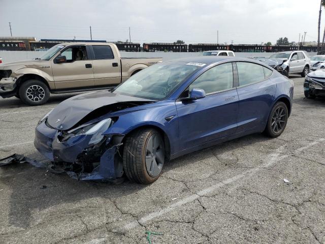 TESLA MODEL 3 2023 blue  electric 5YJ3E1EA8PF677914 photo #1