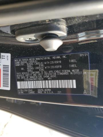 2021 TOYOTA HIGHLANDER - 5TDGZRAH3MS518829