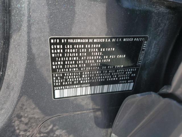 2022 VOLKSWAGEN TAOS SE IQ - 3VVPX7B25NM016542