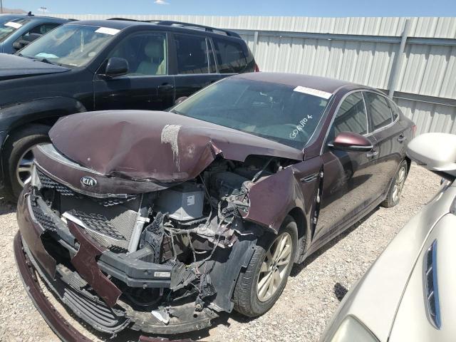 KIA OPTIMA LX 2016 maroon sedan 4d gas 5XXGT4L3XGG019165 photo #1